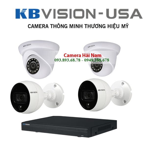 Camera KBVision KX-2001C.PIR 2MP 1080P Full HD hỗ trợ nhận diện chuyển động