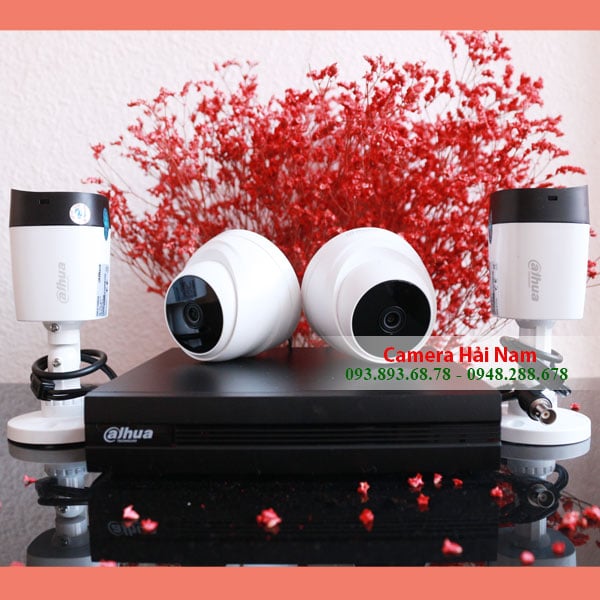 Lắp đặt trọn bộ 4 mắt Camera Dahua chính hãng, giá rẻ nhất - Camera Dahua HDCVI Full HD 1080P sắc nét, góc rộng