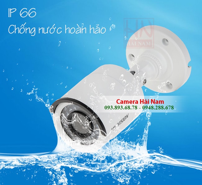 Camera Hikvision DS-2CE16D0T-IR 2MP Full HD 1080P thân kim loại chống nước