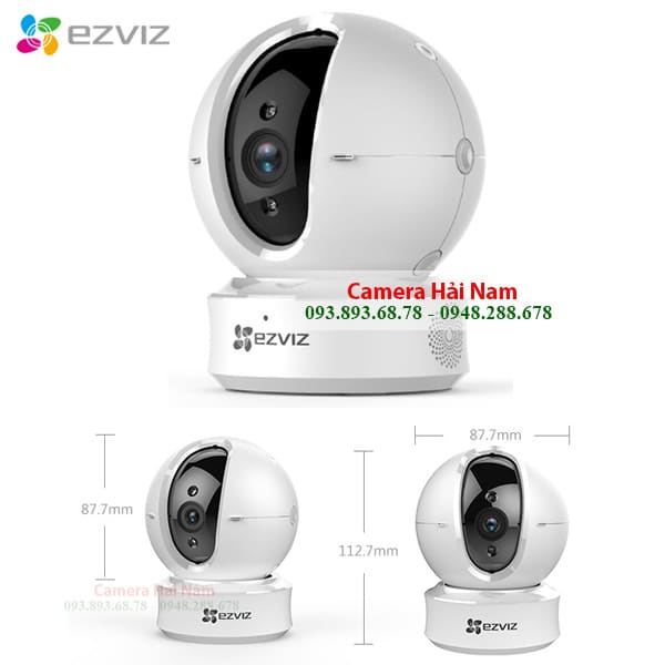 Camera Wifi EZviz C6CN HD 720P - Xoay 360, hồng ngoại 10m, đàm thoại 2 chiều