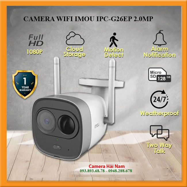Camera Wifi IMOU IPC-G26EP 2MP