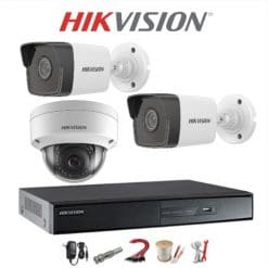 Trọn bộ 3 Camera IP Hikvision 2MP